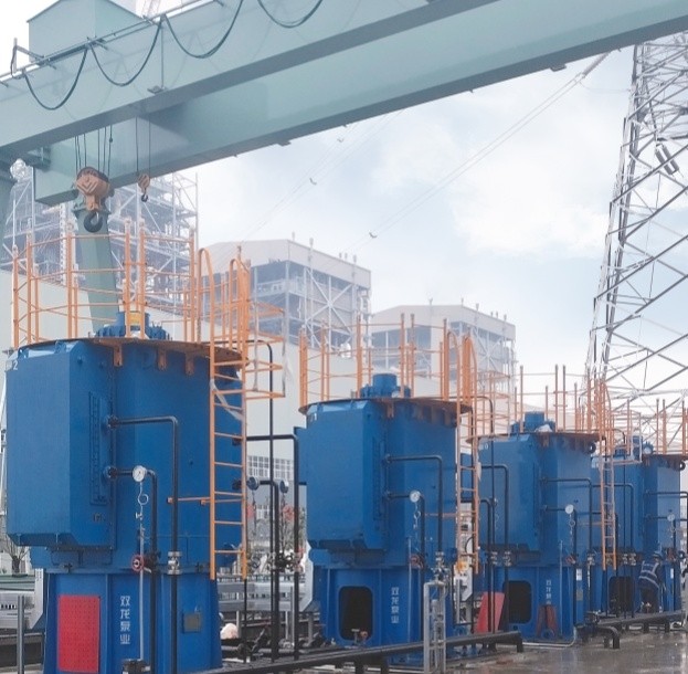 我公司主機循環泵在電廠使用現場